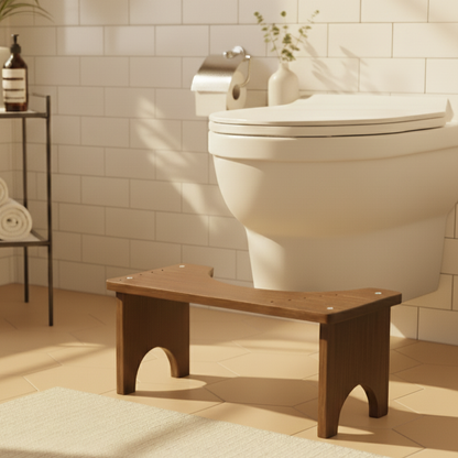 EeazySqueezy™ Luxury – Dark Bamboo Comfort Stool